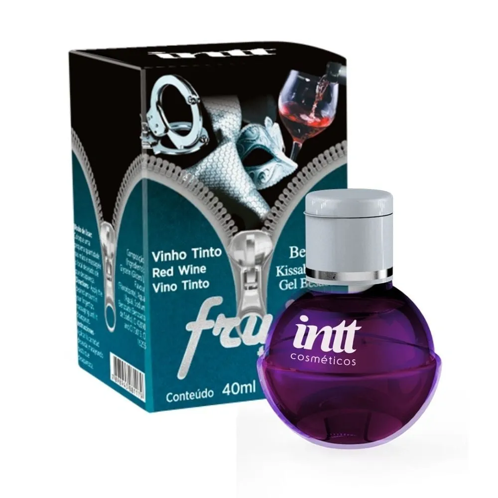 Gel beijável sabor vinho tinto efeito quente Fruit Sexy Tons 40g