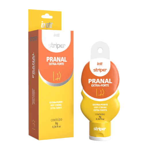 Gel anestésico anal Pranal Extra Forte 8g Intt embalagem