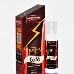 Gel Vibrador Líquido Café Beijável SHOCK-G 15g La Pimienta