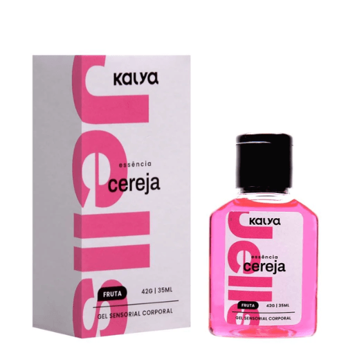 Jells Gel Cereja Comestível Hot 30ml Kalya - Sabor Cereja e Calor para Noites de Paixão
