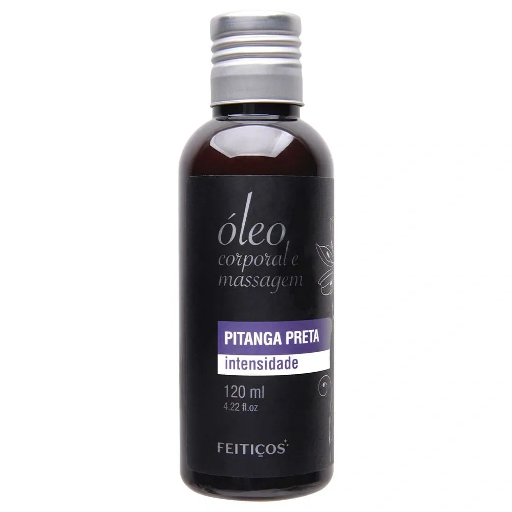 Óleo Aromático Pitanga Preta Para Massagem 120Ml Feitiços