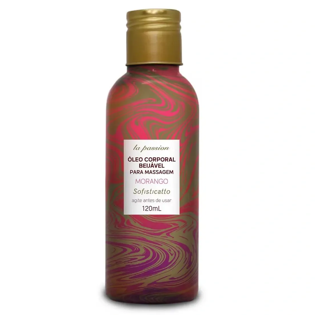 Óleo corporal beijável para massagem 120ml Sofisticatto Passion aromas