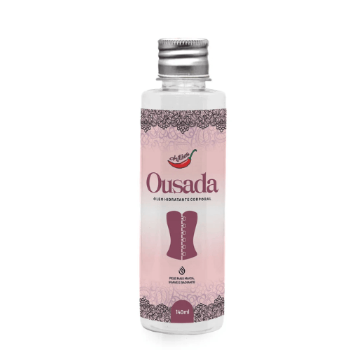 Óleo corporal afrodisíaco Ousada Chillies 140ml para massagem sensual