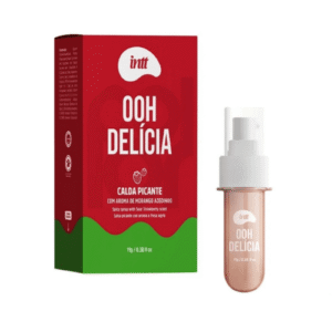Calda Beijável Picante Ooh Delícia Morango Azedinho 11g