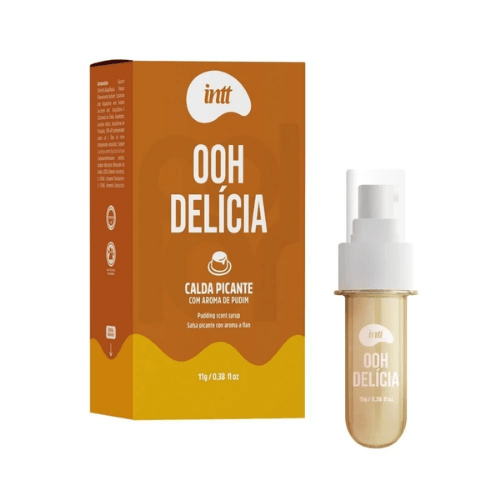 Calda beijável picante sabor pudim Ooh Delícia 11g para sexo oral