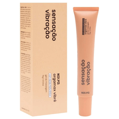 Orgamax Vibrê Excitante Feminino 15g Kalya - Potencializador de Clímax com Vibração Intensa