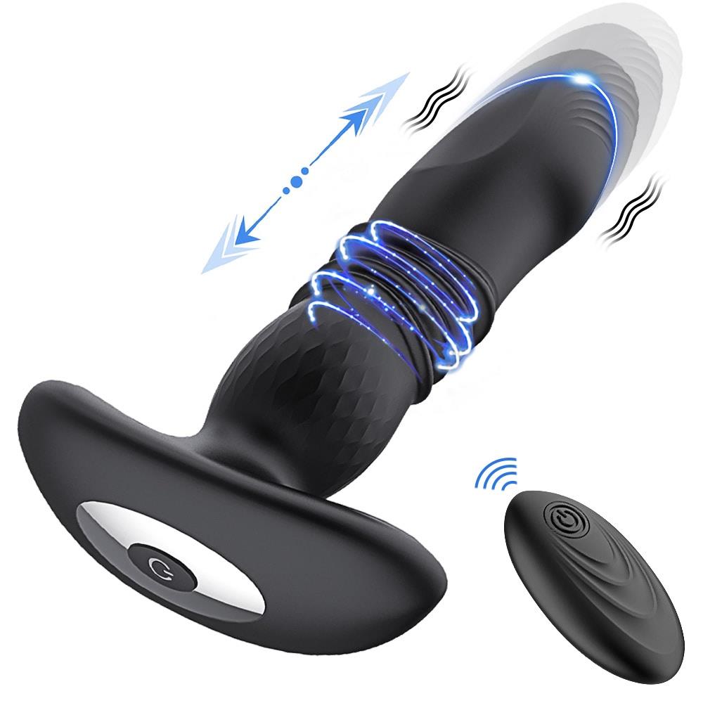 Plug Anal com 10 modos de vibração e 10 modos de vai e vem,com Controle Remoto - YOUVIBE