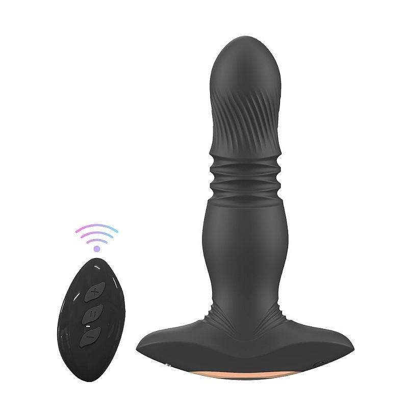 Plug Anal com Vibro Vai e Vem Roy-RCT SI - Controle Remoto e 7 Modos de Vibração