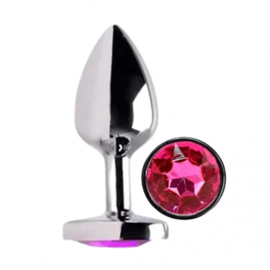 Plug Anal de Aço - Cor Pink - Tamanho P - SI