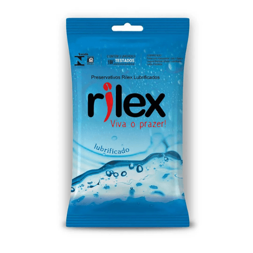 Preservativo lubrificado Rilex 3 unidades camisinha masculina