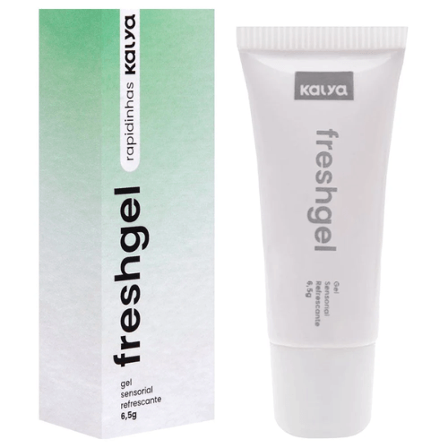 Rapidinha Freshgel Excitante Beijável Térmico 6,5g - Kalya: Dupla Sensação de Frio e Calor