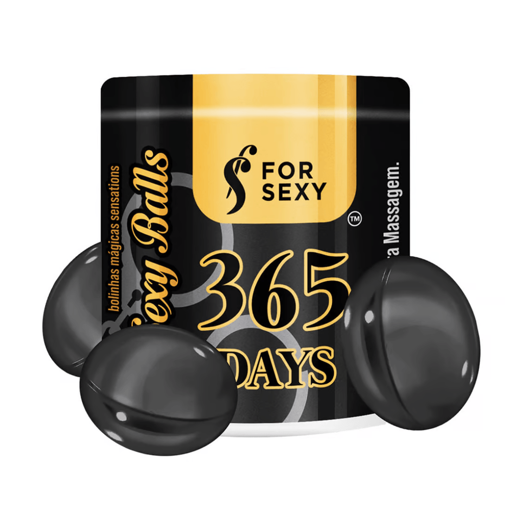 Sexy Balls 365 Days com 3 Unidades - Poção Mágica de Sensações by For Sexy