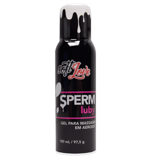 Lubrificante íntimo neutro Sperm Luby Aerossol 100ml Soft Love