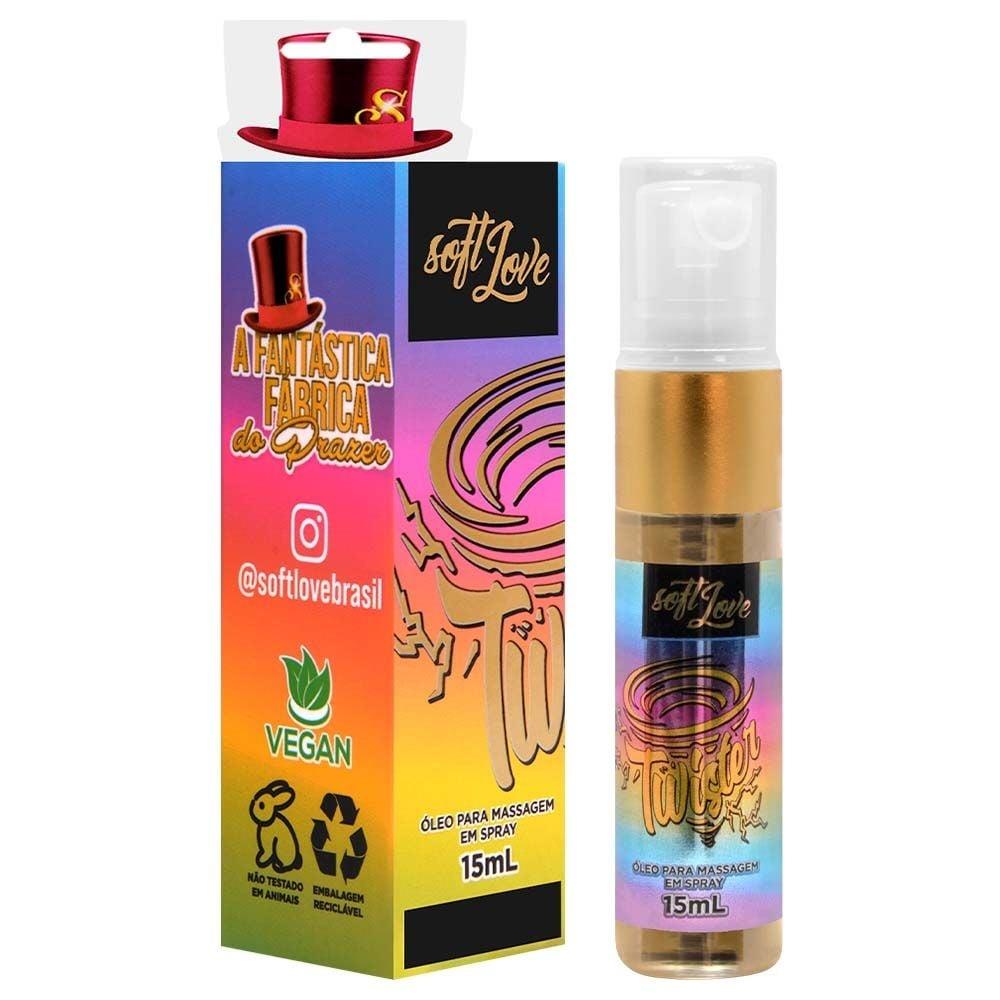 Excitante unissex spray Twister 15ml Soft Love jatos estimulante