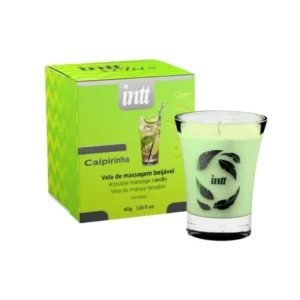 Vela de massagem beijável Intt sabor Caipirinha 40g para casal