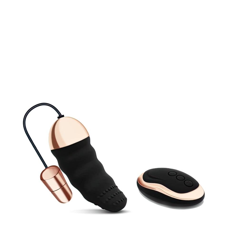 vibrador bullet cápsula 10 modos de vibração recarregável USB com controle remoto