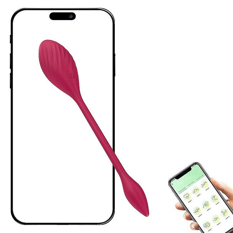 Vibrador de ponto G - Com Controle Via Celular - Duas Pontas - Alrora - APP - SI
