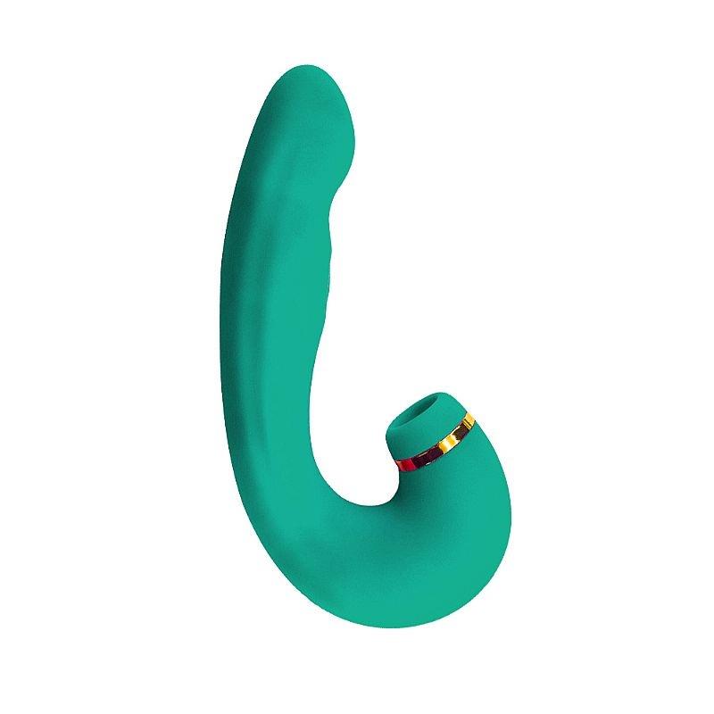 Vibrador de Ponto G e Clitóris com Dedilhar / Tapping no Meio - Air Pulse 2 - SI