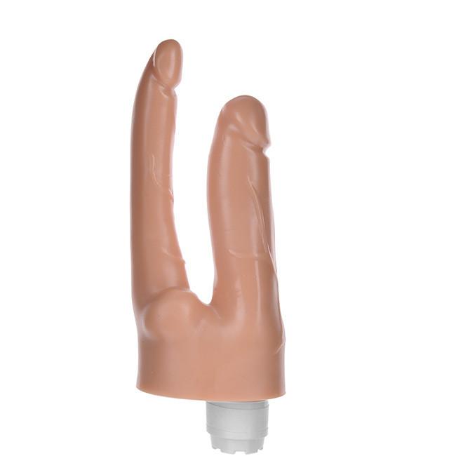 Prótese Dupla Com Vibro A Prova D Água 17 K Import
