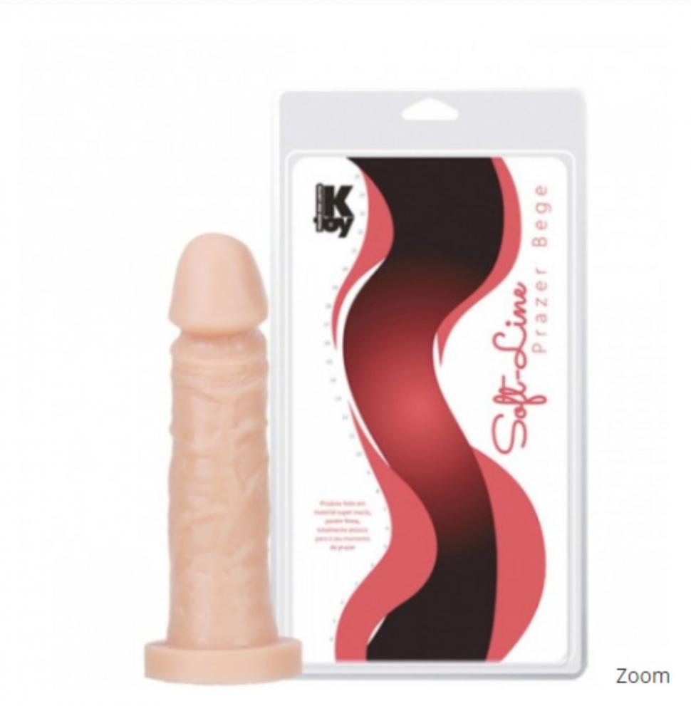 Prótese Maciça 17 x 3,8cm Cor Bege K Import