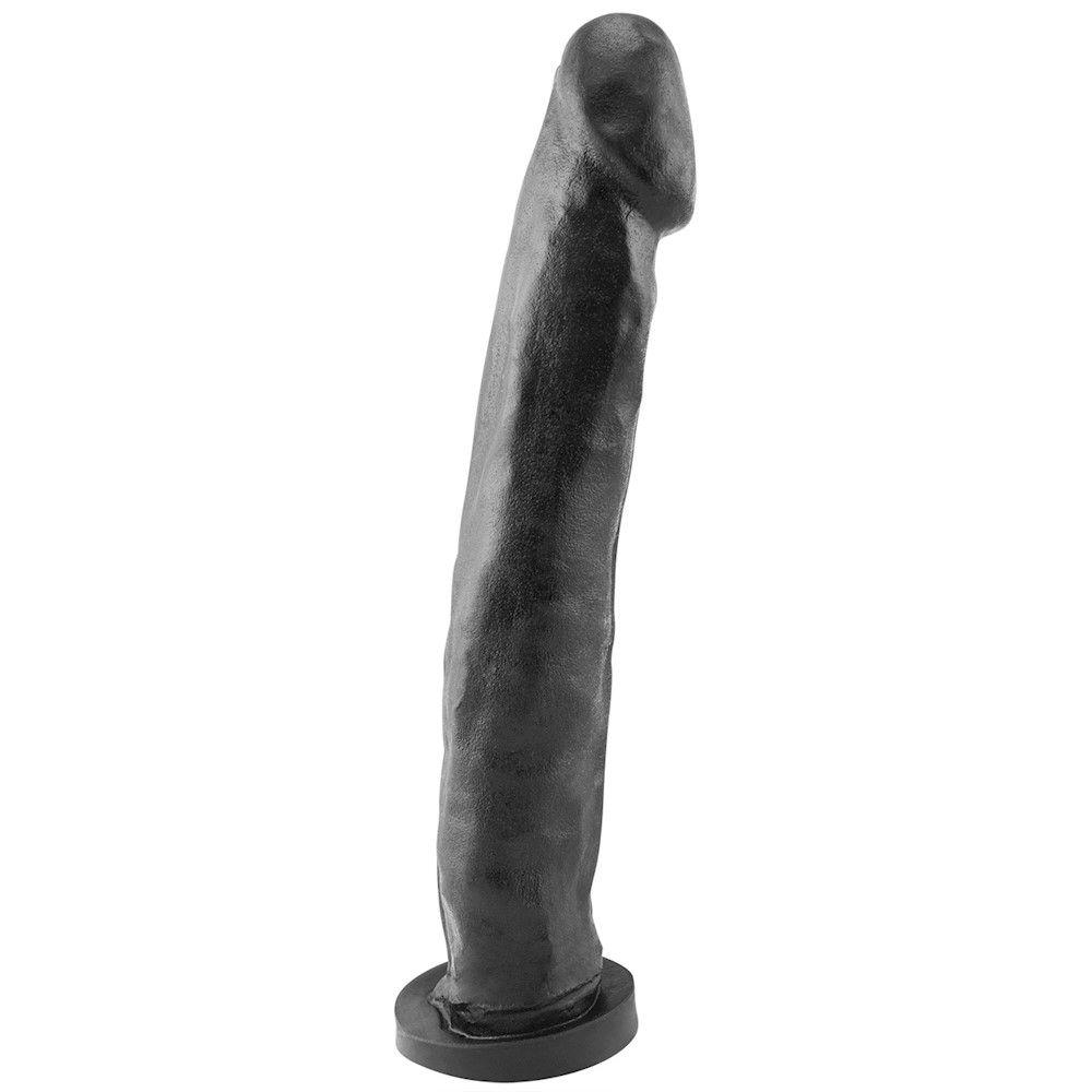 Pênis Realístico Preto 28,2 x 5,4 cm - Explorador Noturno com Prazer e Cia