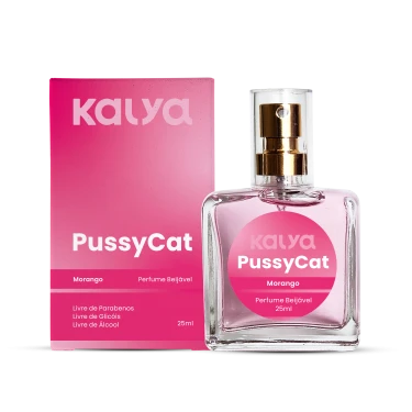 Perfume Beijável Feminino Pussycat 25ml Kalya