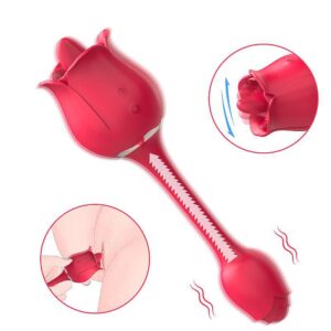 Estimulador Clitóris e Ponto G Rosa Pro 5 S-Hande com Língua