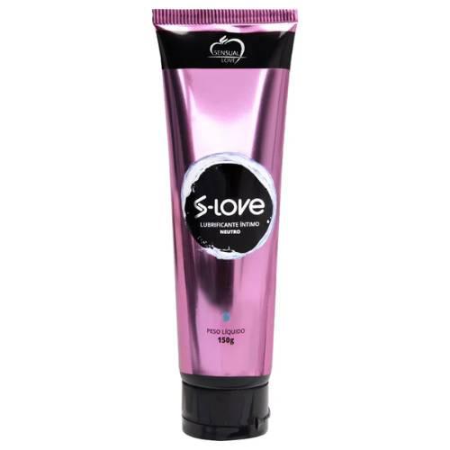 Lubrificante Íntimo Neutro S-Love 150G - Conforto e Sedosidade Sensual Love