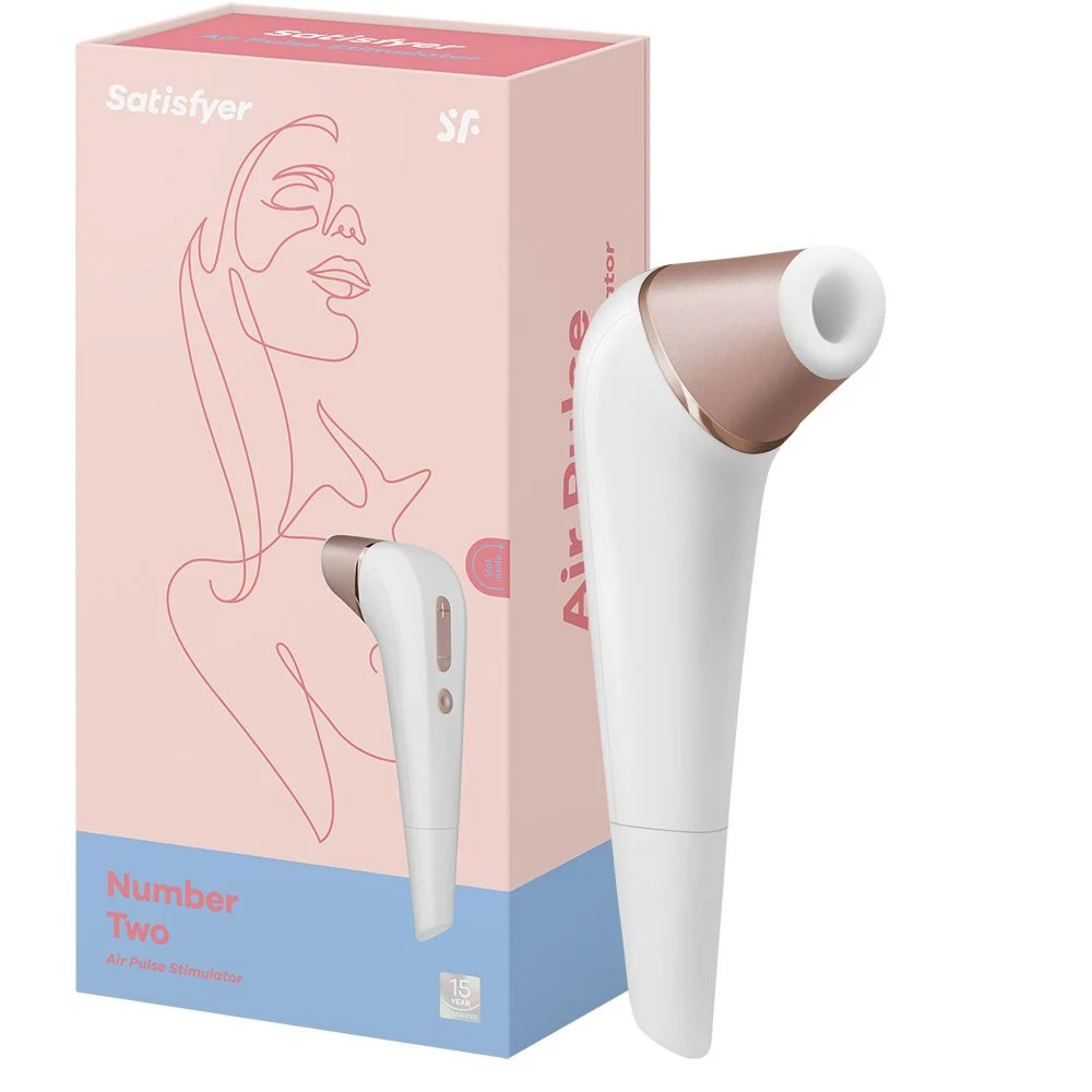 Vibrador Estimulador De Clítoris Com 11 Ondas de Pressão Air-Plus Satisfyer Number Two