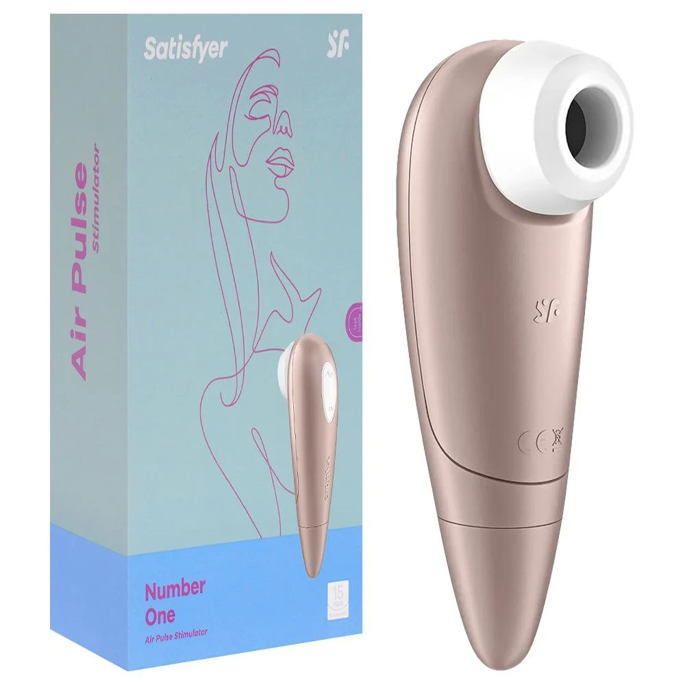 Vibrador Estimulador De Clítoris Com 11 Ondas de Pressão Air-Plus Satisfyer Number One