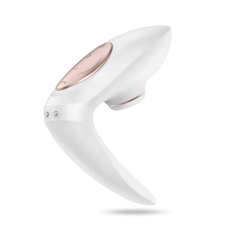 Vibrador Estimulador De Clítoris Com 11 Ondas de Pressão Air-Plus Satisfyer Pro 4 Couples