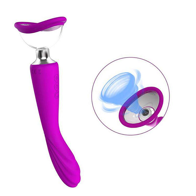 Vibrador e Sugador G-Spot Multifuncional - 7 Vibrações e 3 Sucções - Silicone Médico - Recarregável