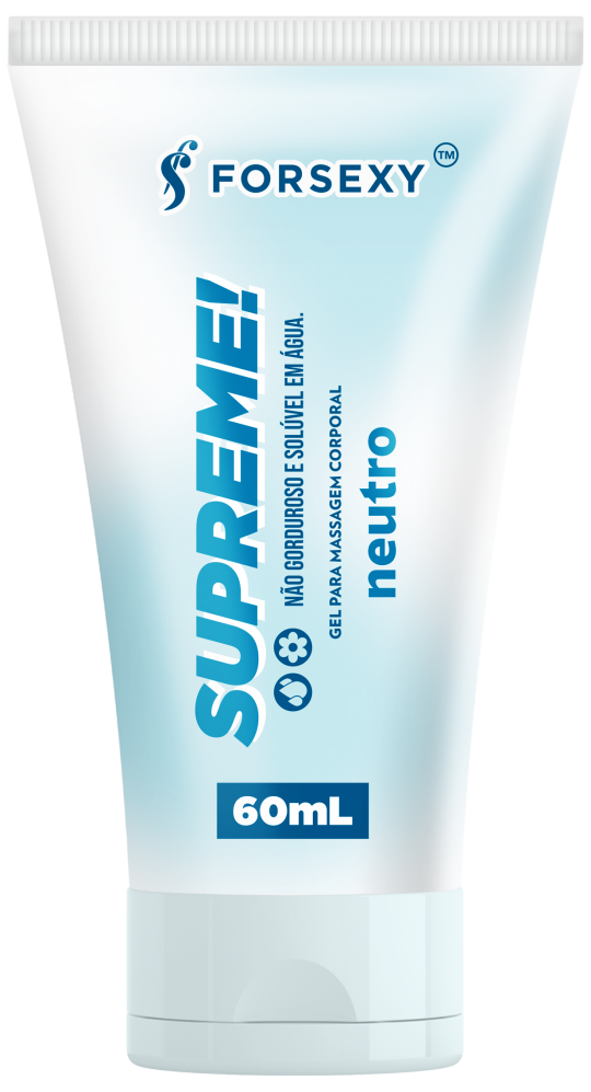 Lubrificante Íntimo Supreme Neutro 60Ml For Sexy - Alta Qualidade e Conforto