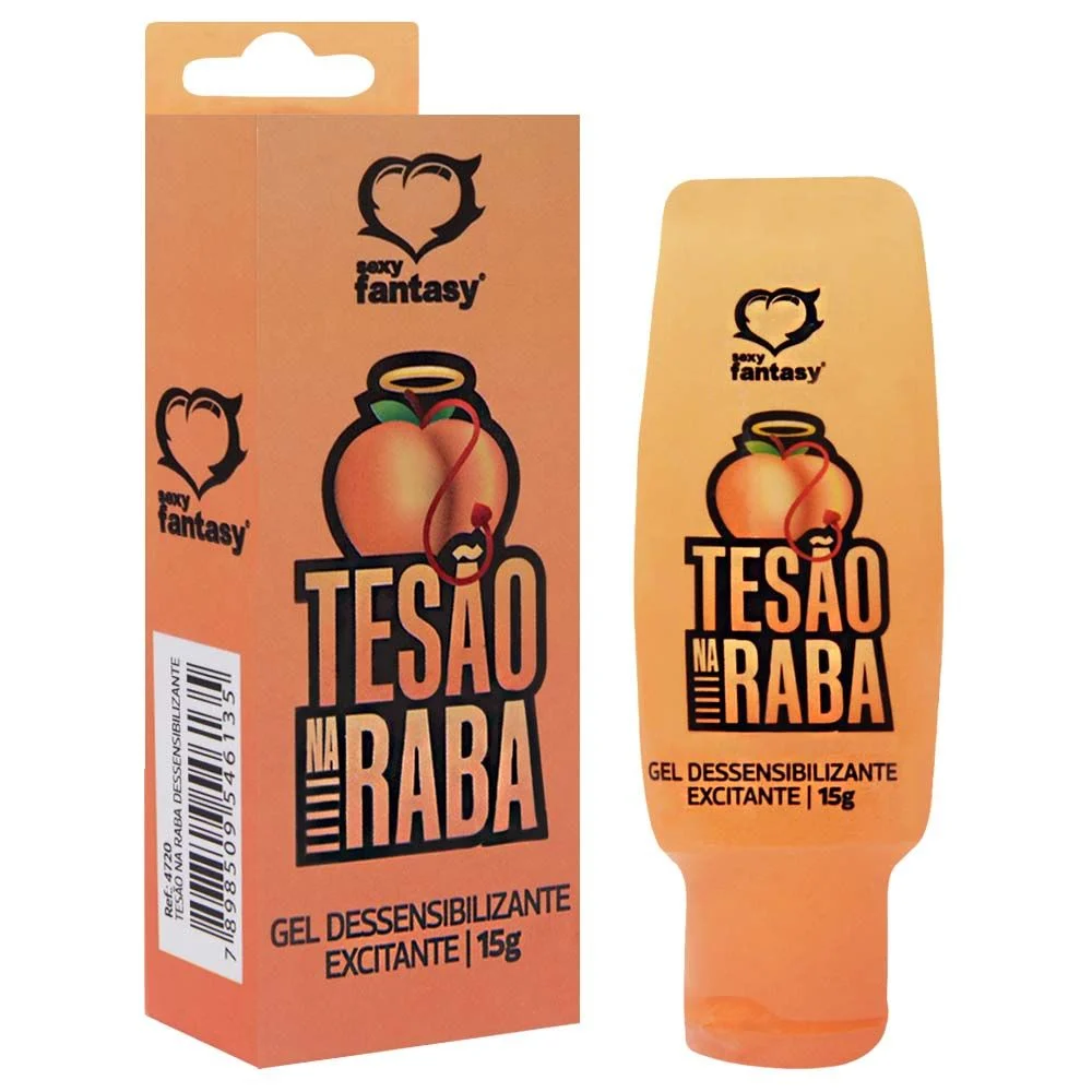 Tesão Na Raba Gel Excitante Anal 15g - Sexy Fantasy