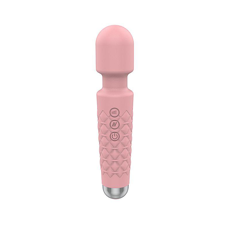Varinha Mágica Rosa - Vibrador de Clitóris com 20 Modos de Vibração e Ponta de Silicone Aveludado