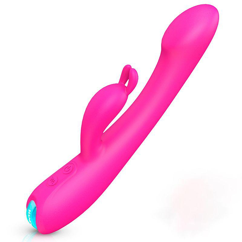 Vibrador Anas Com 9 Vibrações Duplo Estimulo para Vagina e Clítoris Recarregável USB