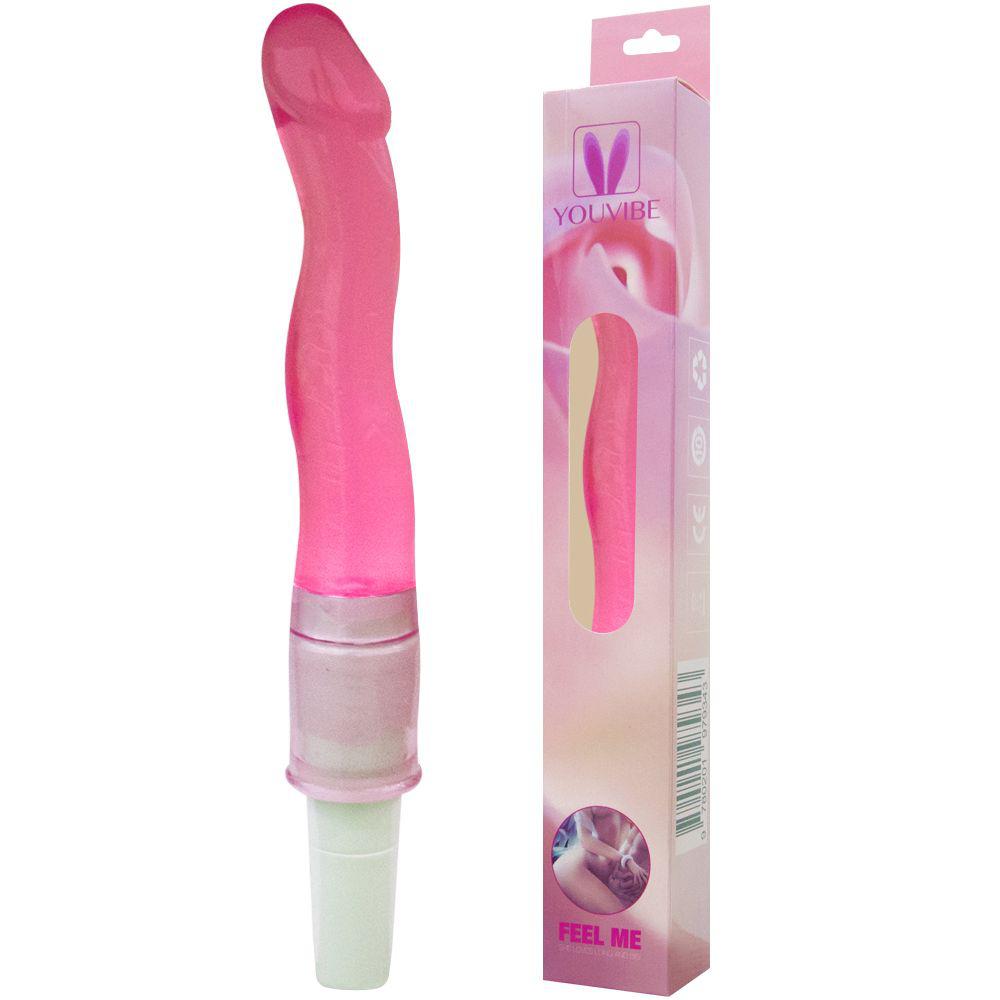 Vibrador Bastão Cor Rosa Prazer Gtoys