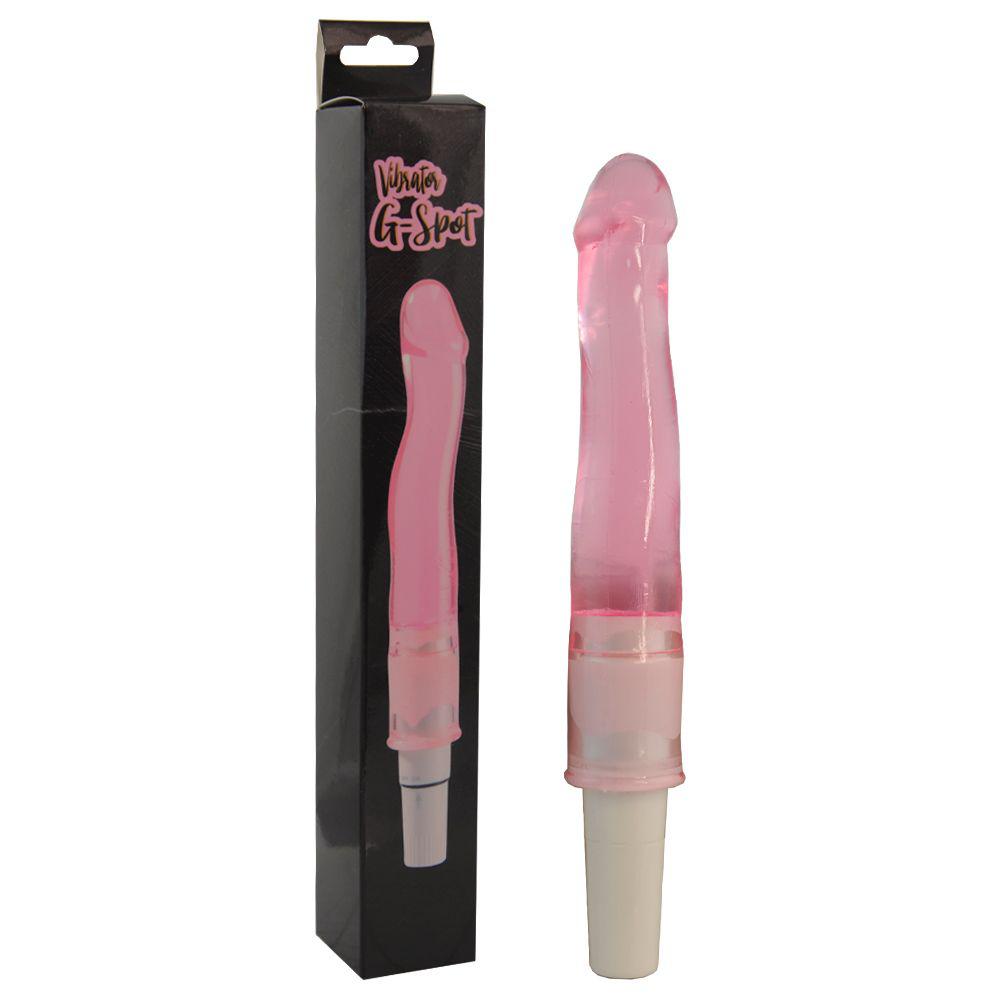Vibrador Bastão Pênis Cor Rosa Estimulador Sexy Import