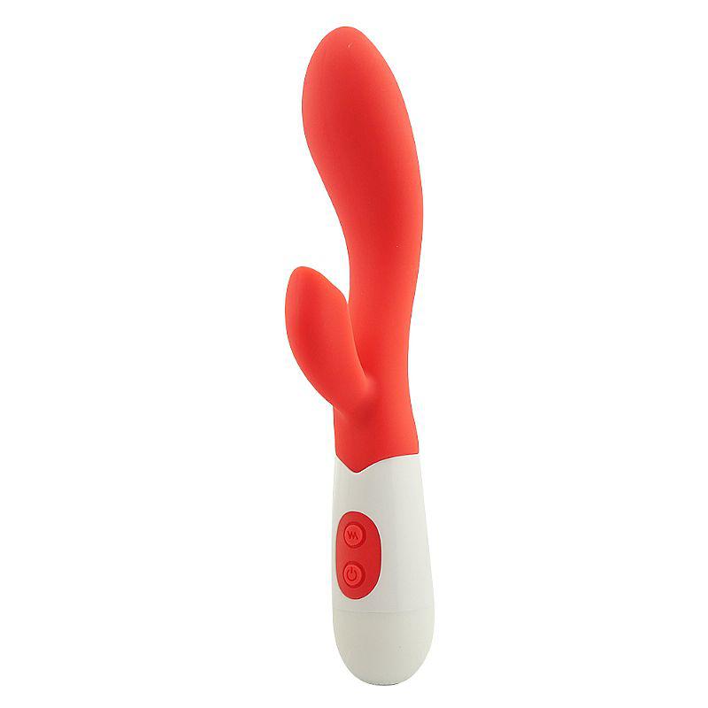 Vibrador de Ponto G e Clitóris 2 Cor Vermelho