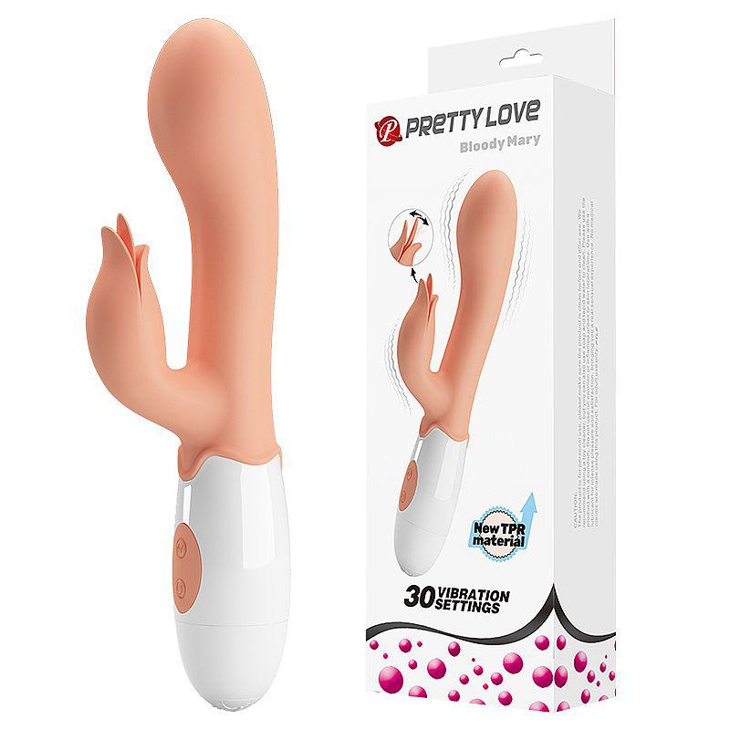 Vibrador Bloody Mary Pretty Love - 30 Vibrações Ponto G e Clitóris à Pilha