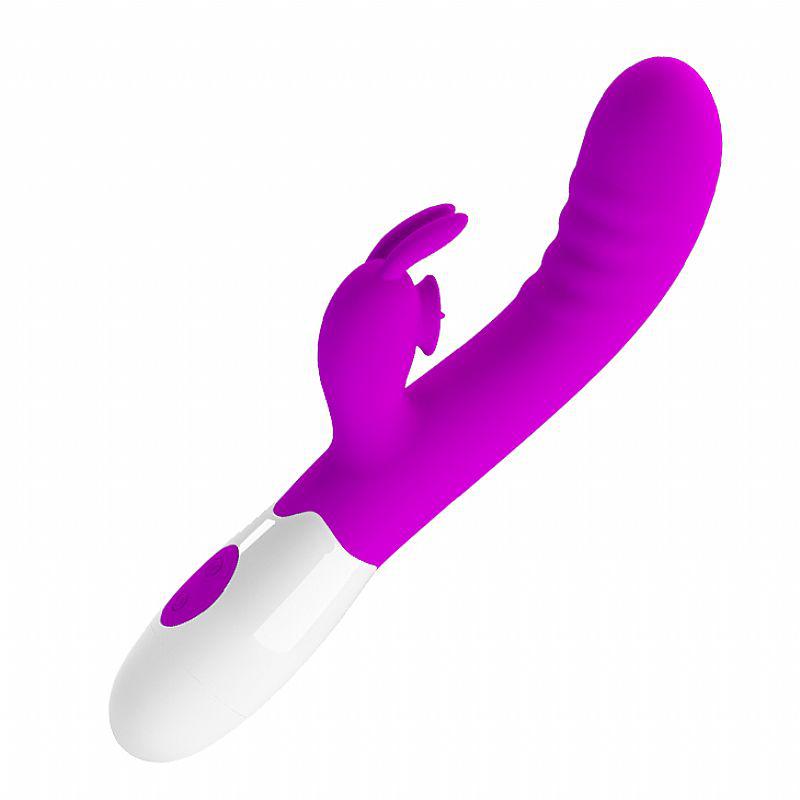 Vibrador Cerberus Pretty Love de Ponto G e Clitóris com Língua Estimuladora e 30 Vibrações