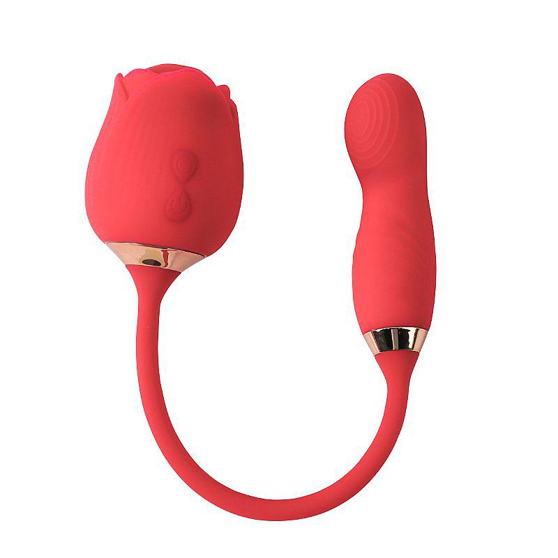 Vibrador Pulsante Flowery PRO SI Rosa - Estimulador Clitoriano e Ponto G com 10 Modos