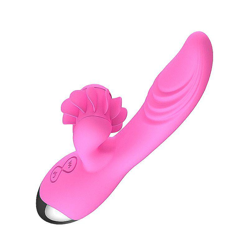 Vibrador Hailey Dibe Ponto G e Clitóris com Aquecimento - Silicone