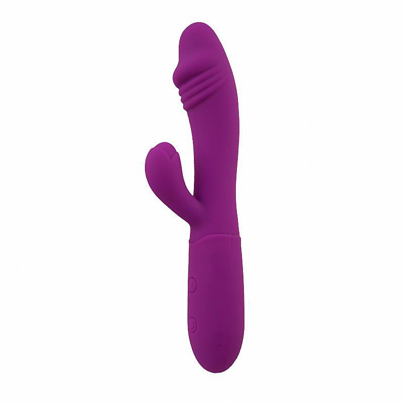 Vibrador ILA SI Recarregável Ponto G e Clitóris com 10 Modos de Vibrações e Toque Aveludado