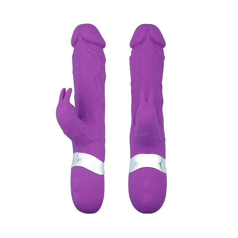 Vibrador SI Duplo Estímulo - 7 Vibrações Ponto G e Clitoriano - Intenso Prazer USB Recarregável