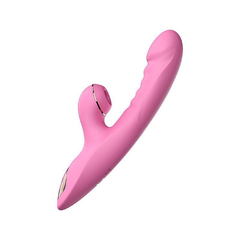 Vibrador de Ponto G Com Sugador Estimulador de Clitóris - Dibe