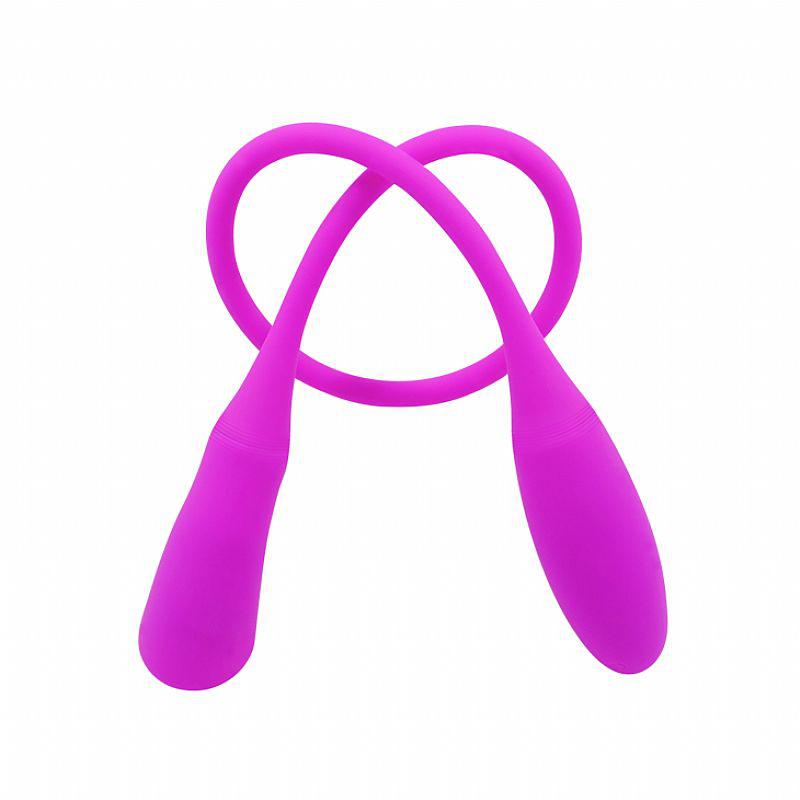 Vibrador duplo recarregável Snaky Vibe Pretty Love com cerdas estimulantes