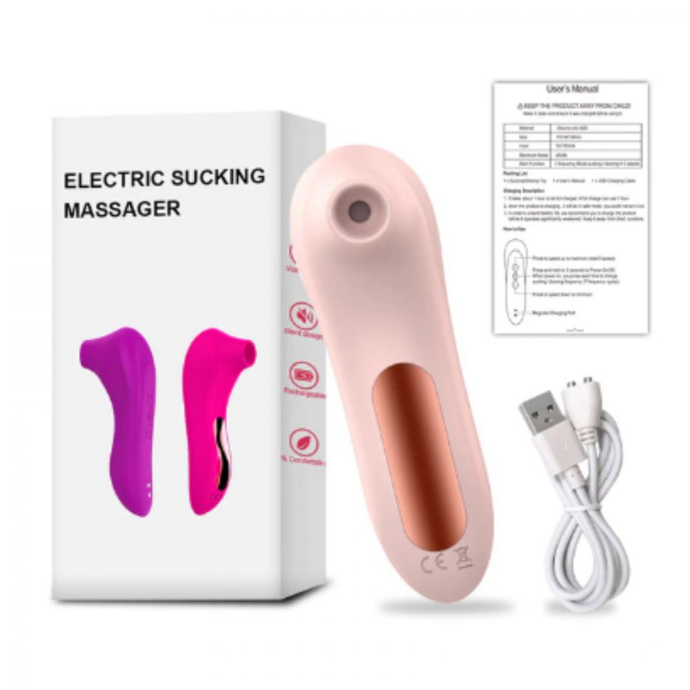 Vibrador E Sugador De Clitoris Carregamento USB