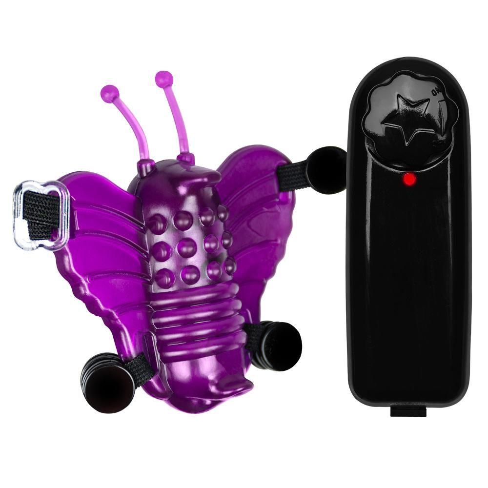 Vibrador Estimulador de Clitóris Butterfly Cor Lilás
