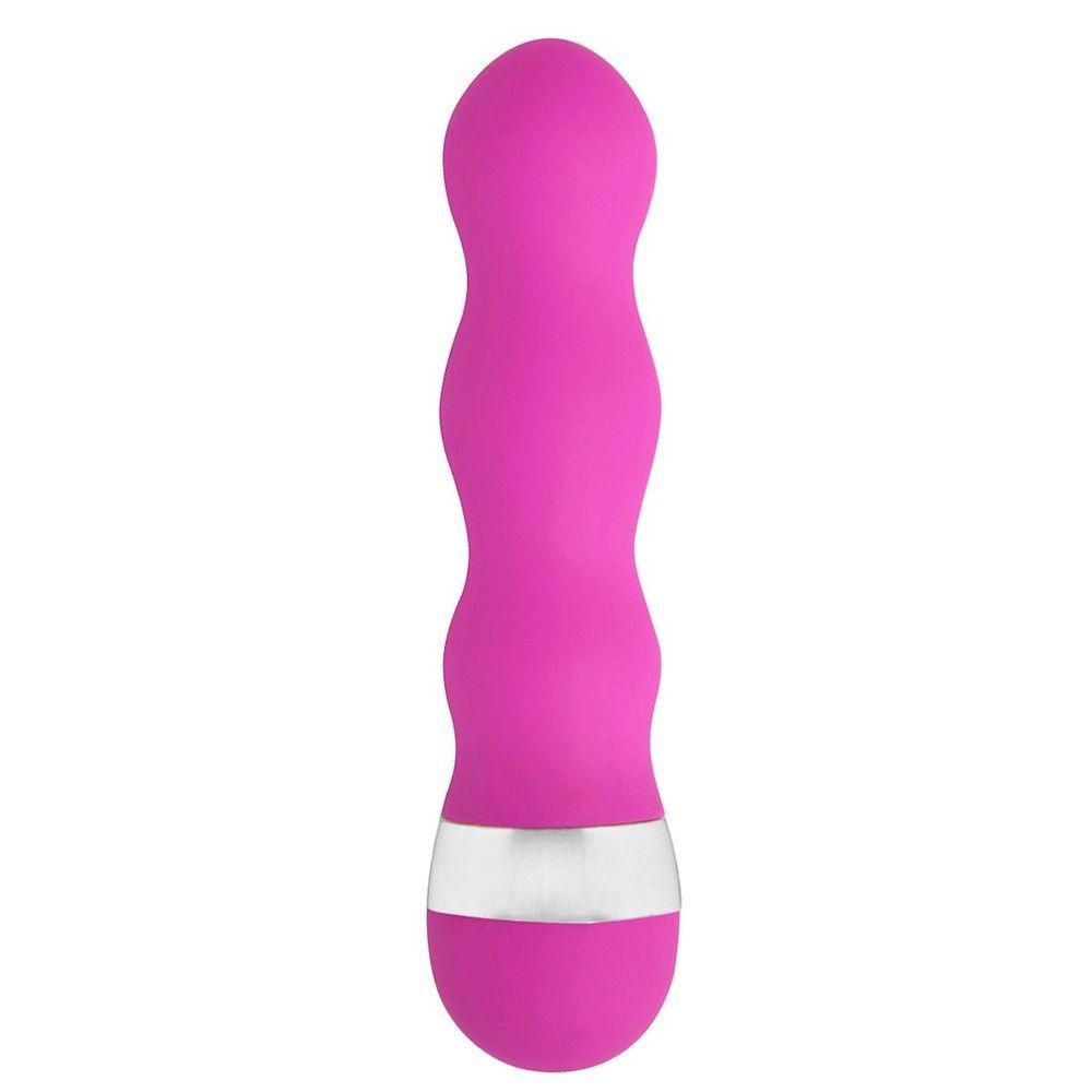 Vibrador Ponto G Aveludado Cor Pink 10,5 X 2,3Cm Gtoys